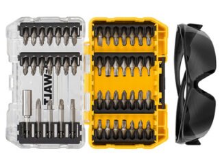 Dewalt DT70703 Screwdriving Set, 47 Piece + Safety Glasses (5035048503713) DEWDT70703QZ