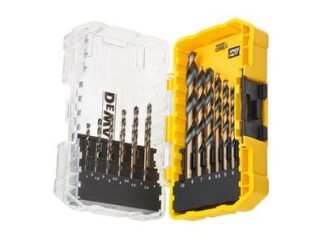 Dewalt DT70728 BLACK&GOLD HSS Drill Set, 19 Piece (5054905247768) DEWDT70728QZ