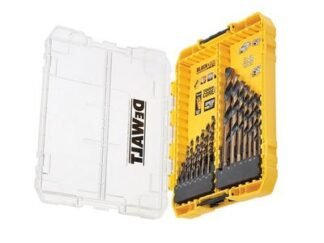 Dewalt DT70755 Black & Gold HSS Drill Set, 21 Piece (5054905247072) DEWDT70755QZ
