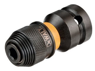 Dewalt DT7508 1/2in Drive to 1/4in Hex Impact Adaptor (5035048082034) DEWDT7508QZ