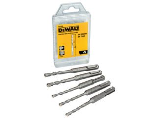 Dewalt DT9398 SDS Plus Drill Bit Set, 5 Piece (5035048503553) DEWDT9398QZ