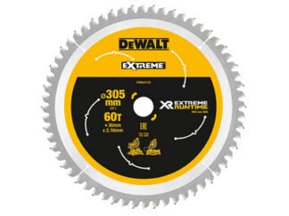 Dewalt XR FlexVolt Mitre Saw Blade 305 x 30mm x 60T (5035048542378) DEWDT99575QZ
