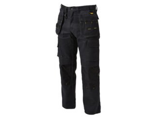 Dewalt Pro Tradesman Black Trousers Waist 30in Leg 29in (5055160032083) DEWPROT3029