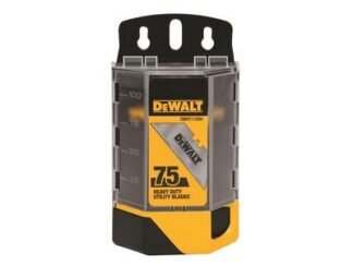 Dewalt Induction Hardened Utility Blades (Dispenser of 75) (3253567110041) DHT711004 *Restrictions - See Description*