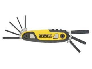 Dewalt Metric Folding / Locking Hex Key Set, 8 Piece (3253560702632) DHT979263