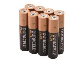 Duracell AAA Cell Plus Power RO3A/LR0 Batteries (Pack 8) (5000394141384) DURAAA100PP8