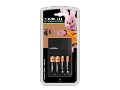 Duracell Hi-Speed Battery Charger with Batteries (5000394118591) DURS514