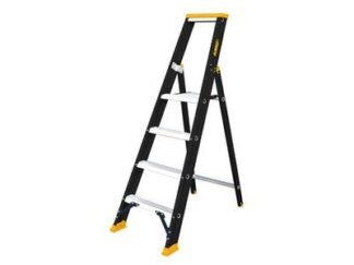 Dewalt Professional Single Stepladder, 1.00m 4 Rungs (5420080696019) DWLDXLD114E