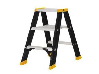 Dewalt Professional Double Stepladder, 0.75m 3 Rungs (5420080696101) DWLDXLD123E