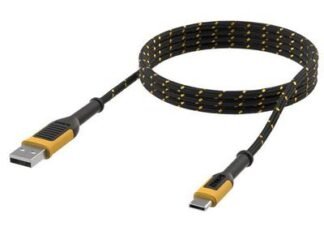Dewalt USB A to USB C Reinforced Charging Cable 1.2m (4ft) (0826341052078) DWT1311361