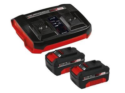 Einhell Power X-Change Battery & Charger Starter Kit 18V 2 x 4.0Ah Li-ion (4006825655766) EINPXSTKIT42