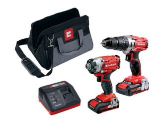 Einhell Power X-Change Combi & Impact Driver Twin Pack 18V 2 x 2.0Ah Li-ion (4006825614817) EINPXTWIN2