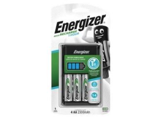 Energizer 1 Hour Charger plus 4 x AA 2300 mAh Batteries (7638900307214) ENG1HOUR