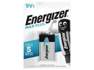 Energizer MAX PLUSâ„¢ 9V Alkaline Battery (Pack 1) (7638900423389) ENGMAXP9V1