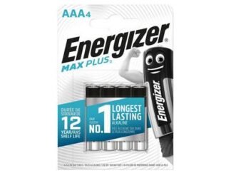 Energizer MAX PLUSâ„¢ AAA Alkaline Batteries (Pack 4) (7638900423051) ENGMAXPAAA4