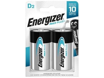 Energizer MAX PLUS™ D Alkaline Batteries (Pack 2) (7638900423358) ENGMAXPD2