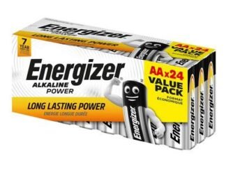 Energizer AA Cell Alkaline Power Batteries (Pack 24) (7638900435849) ENGPOWAA24