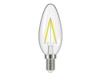 Energizer LED SES (E14) Candle Filament Non-Dimmable Bulb, Warm White 470 lm 4W (5050028142287) ENGS12869