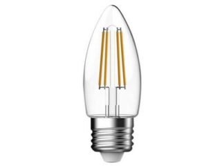 Energizer LED ES (E27) Candle Filament Non-Dimmable Bulb, Warm White 470 lm 4W (5050028142294) ENGS12870
