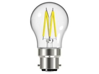 Energizer LED BC (B22) Golf Filament Non-Dimmable Bulb, Warm White 470 lm 4W (5050028142300) ENGS12871