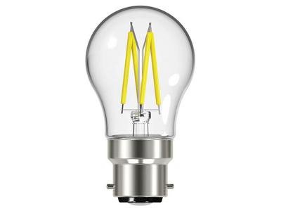 Energizer LED BC (B22) Golf Filament Non-Dimmable Bulb, Warm White 470 lm 4W (5050028142300) ENGS12871