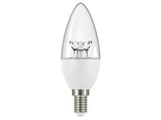 Energizer LED SES (E14) Clear Candle Dimmable Bulb, Warm White 470 lm 5.9W (5050028078821) ENGS8855