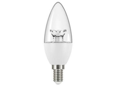 Energizer LED SES (E14) Clear Candle Dimmable Bulb, Warm White 470 lm 5.9W (5050028078821) ENGS8855