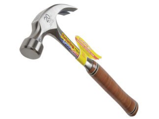 Estwing E20C Curved Claw Hammer - Leather Grip 560g (20oz) (0034139612018) ESTE20C