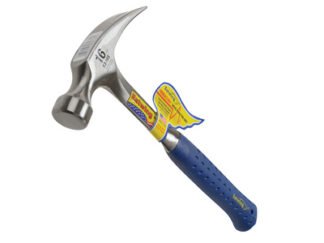 Estwing E3/16S Straight Claw Hammer - Vinyl Grip 450g (16oz) (0034139623816) ESTE316S