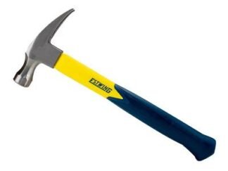 Estwing Surestrike Straight Claw Hammer, Fibreglass Shaft 570g (20oz) (0034139921615) ESTEMRF20S