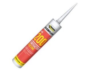 Everbuild Everflex® LMA 200 Contractors Silicone 295ml White (5029347601461) EVB200WH