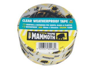 Everbuild Weatherproof Tape 50mm x 10m Clear (5029347610494) EVB2CLEAR10