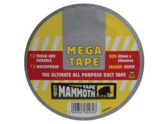 Everbuild Mega All Purpose Tape 50mm Silver (5029347602628) EVB2MEGSV50
