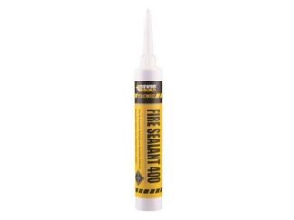 Everbuild Tecnic Fire Sealant 400 Grey 380ml (5029347906467) EVB400GY