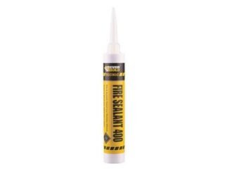 Everbuild Tecnic Fire Sealant 400 White 380ml (5029347906498) EVB400WE