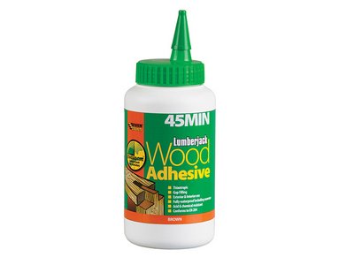 Everbuild Lumberjack® 45 Min PU Wood Adhesive Liquid 750g (5029347610258) EVB45MINPU7