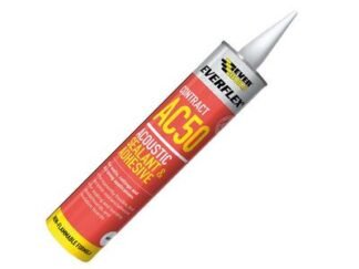 Everbuild Everflex® AC50 Acoustic Sealant & Adhesive 900ml (5029347600112) EVBAC50900
