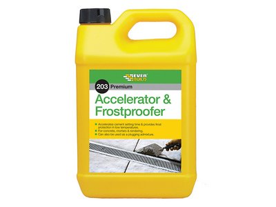 Everbuild 203 Accelerator & Frostproofer 5 litre (5029347002350) EVBACC5L