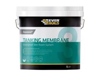 Everbuild Aquaseal Waterproof Tanking Membrane 5 litre (5029347611163) EVBAQWPTM
