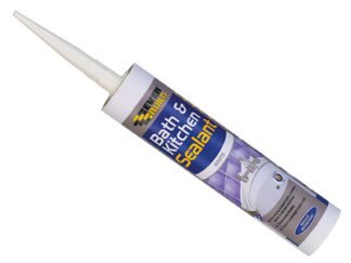 Everbuild Bath & Kitchen Sealant White 290ml (5029347000554) EVBBATHWH