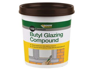 Everbuild 102 Butyl Glazing Compound Brown 2kg (5029347001223) EVBBUTGCB2KG