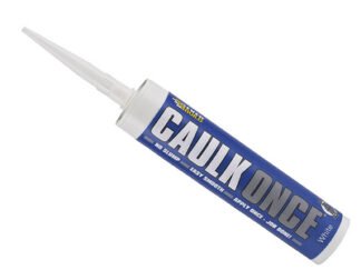 Everbuild Caulk Once White 380ml (5029347612962) EVBCONCEWHC4