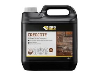 Everbuild Creocote Dark Brown 4 litre (5029347610401) EVBCREODKBN4