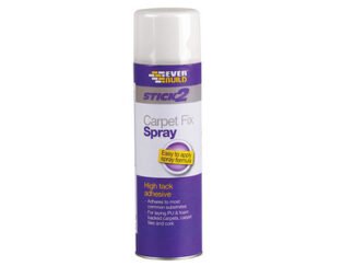 Everbuild Carpet Fix Spray Adhesive 500ml (5029347603212) EVBCSPRAY5