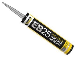 Everbuild EB25 Hybrid Sealant Adhesive Anthracite 300ml (5029347615598) EVBEB25ANTH