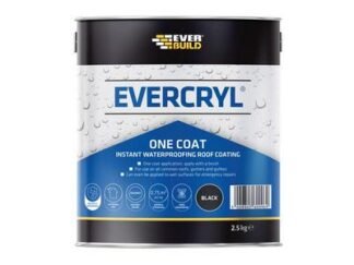 Everbuild EVERCRYL® One Coat Black 2.5kg (5029347600969) EVBEVC02BL