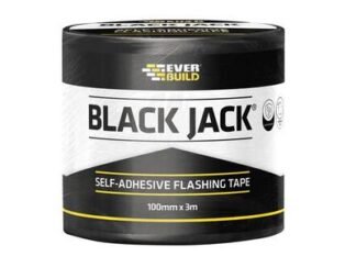 Everbuild Black Jack® Flashing Tape, DIY 100mm x 3m (5029347099084) EVBFLDIY100