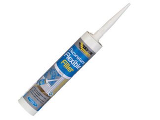Everbuild Flexible Decorators Filler White 290ml (5029347000516) EVBFLEXWH
