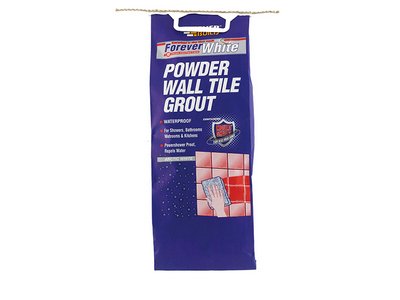 Everbuild Forever White Powder Wall Tile Grout 3kg (5029347606367) EVBFWGROUT3