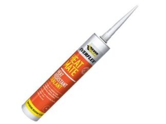 Everbuild Heat Mate Sealant Red 295ml (5029347113001) EVBHEAT